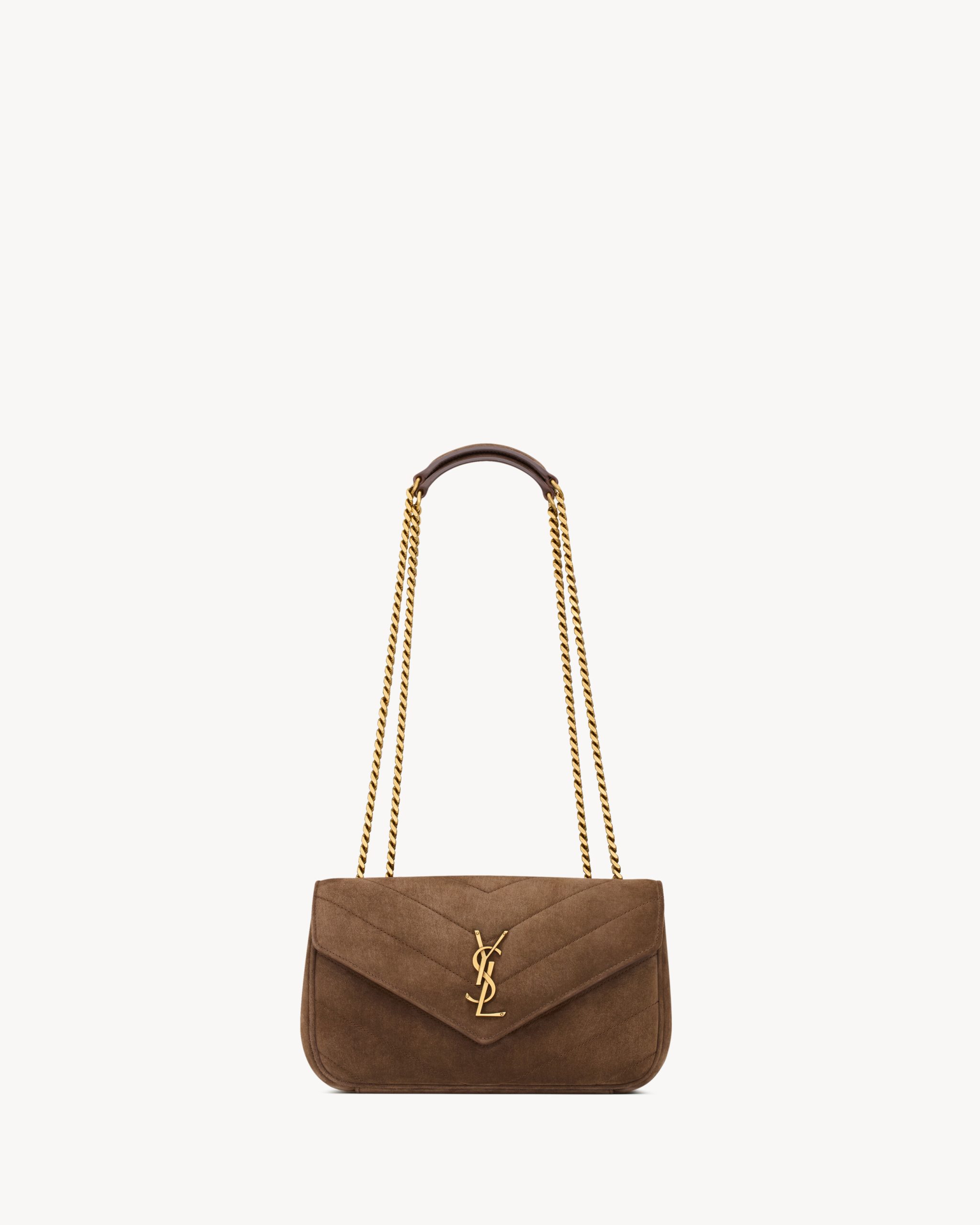 YSL LOULOU small in MATELASSÉ suede - Image 1